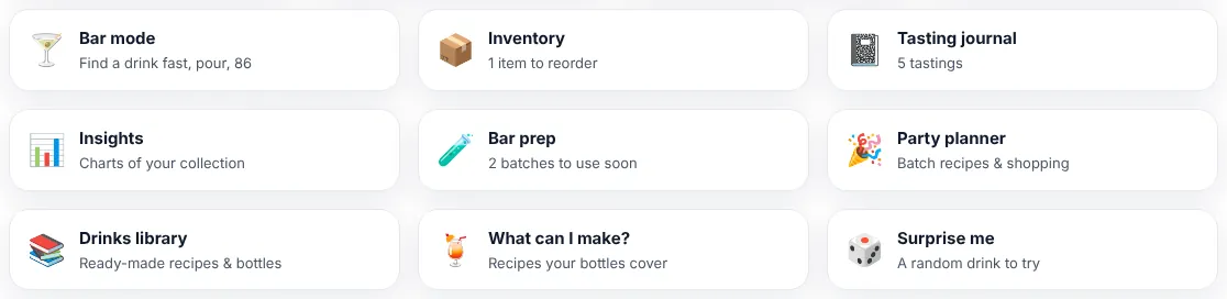 The tools — each has its own section in this guide.